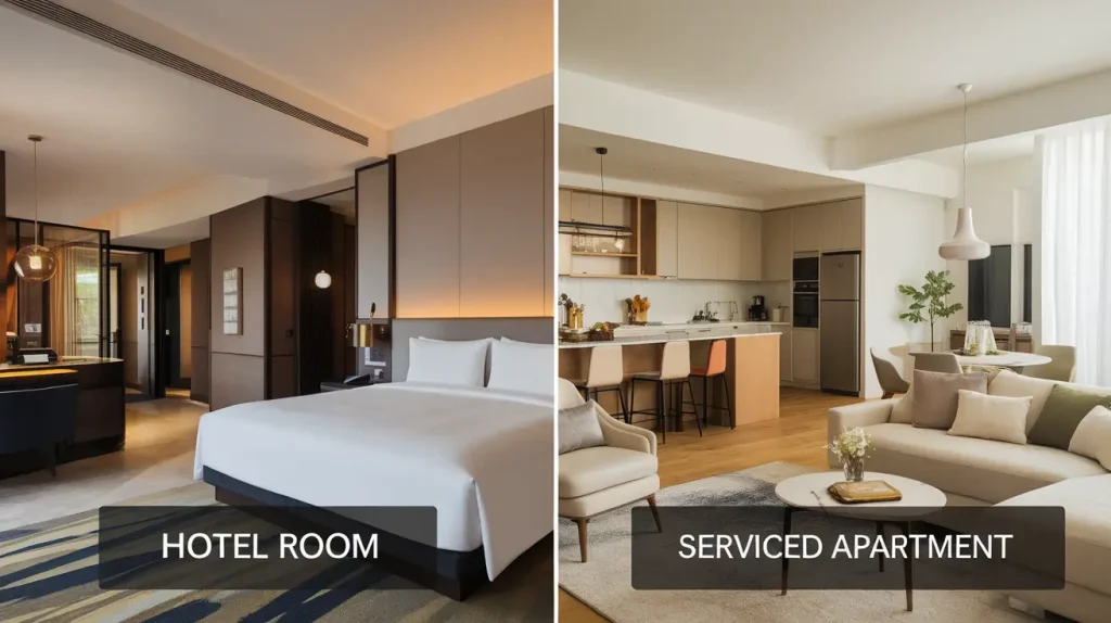 Serviced accommodation apartments
