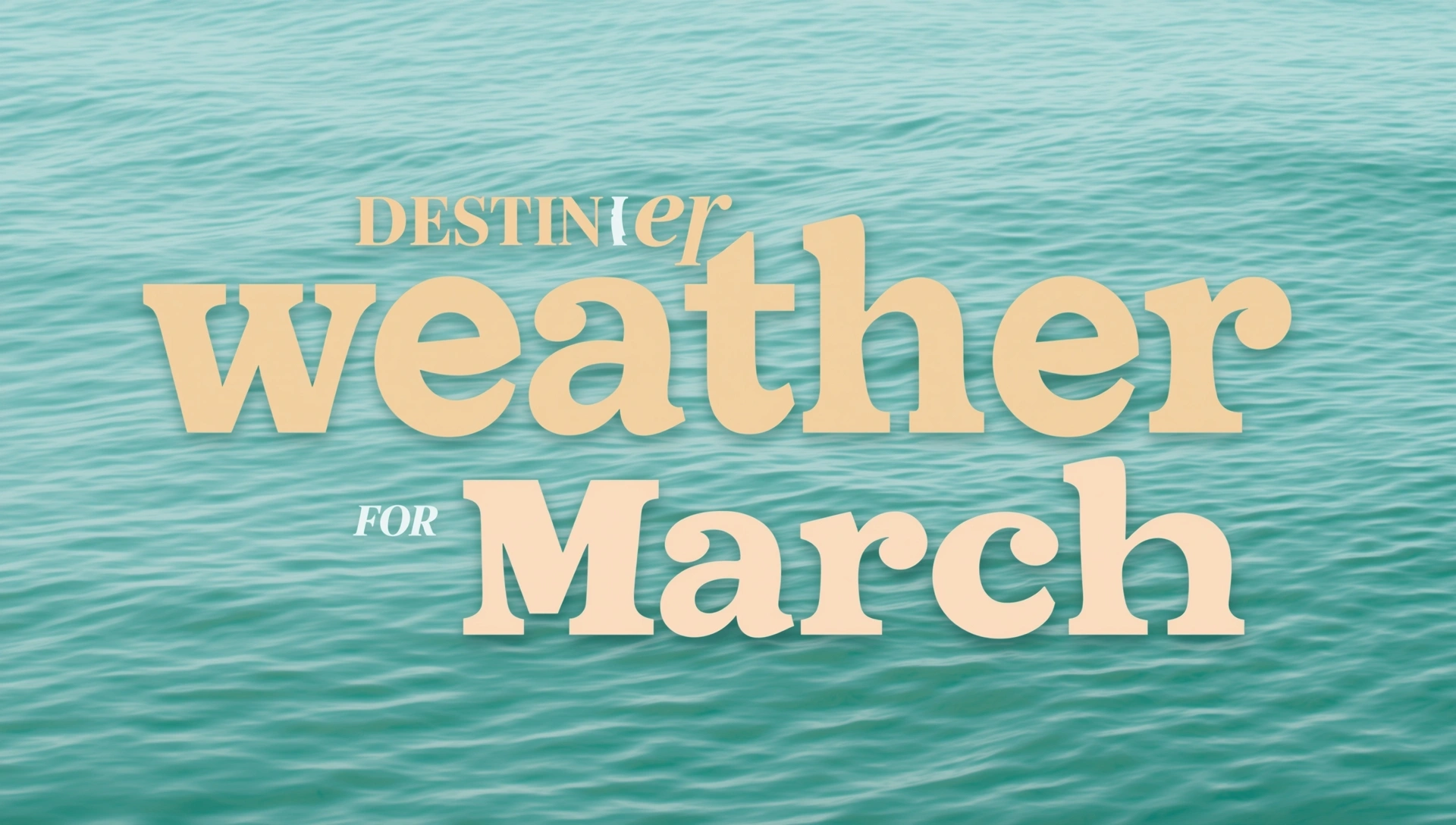 destin weather for march